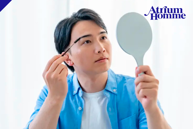 メンズ眉毛WAXで太さ解消！自然に整う清潔感ある眉へ｜ATRIUM HOMME 恵比寿