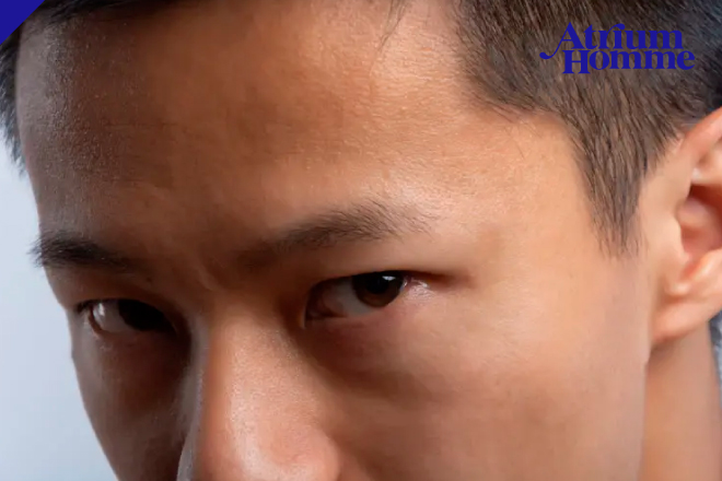 眉毛の左右差が気になる男性へ 清潔感アップのための眉毛ケア|ATRIUM HOMME 恵比寿